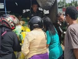 Sambut HUT TNI, Kodim 1710/Mimika Gelar Gerakan Pangan Murah