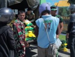 Kodim 1710/Mimika Gelar Gerakan Pangan Murah, Harga Beras Sangat Murah