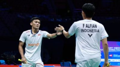 China Masters 2025: Fajar Alfian/Shohibul Fikri Segel Semifinal Kalahkan Wakil Malaysia
