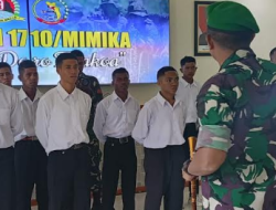 Dandim 1710/Mimika Pengarahan ke Pendaftar, Rekrutmen Calon Prajurit TNI AD TA 2025