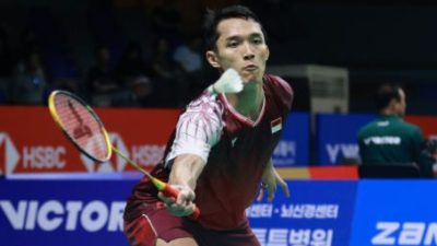Korea Open 2025, Jonatan Christie ke Perempatfinal Tumbangkan Lee Chia Hao