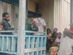 Babinsa Koramil 1715-07/Suru-Suru Kodim 1715/Yahukimo Laksanakan Komsos