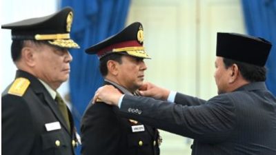 Panglima TNI Hadiri Penganugerahan Pangkat Istimewa dan Pelantikan Menteri