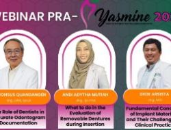 FKG YARSI Gelar Webinar Pra “YASMINE 2025”