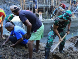 Satgas TMMD ke-126 Kodim 1505/Tidore Genjot Pembangunan Sumur Air Bersih