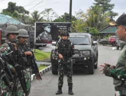 Yakinkan Situasi Tetap Kondusif, Dandim 1710/Mimika Pimpin Langsung Patroli Wilayah