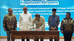 Menkop Teken SKB Untuk Pembangunan Gerai dan Gudang Kopdes/Kel Merah Putih