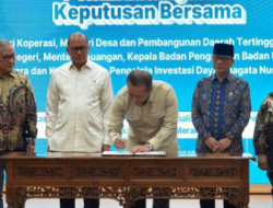 Menkop Teken SKB Untuk Pembangunan Gerai dan Gudang Kopdes/Kel Merah Putih