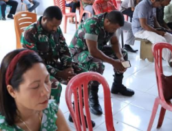 Satgas TMMD ke-126 Kodim 1505/Tidore Tak Lupa Ibadah Bersama Masyarakat