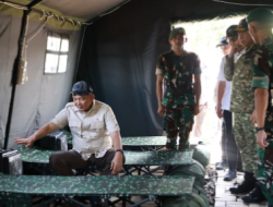 Panglima TNI Dampingi Menhan RI Tinjau Yonif TP 835/Samota Yudha Bhakti di Sumbawa