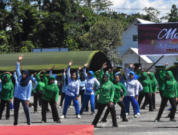 Kodim 1710/Mimika Masak Besar Dengan Bobon Santoso Serta Olahraga Bersama