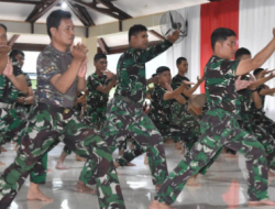 Latih Ketangkasan Prajurit, Kodim 1710/Mimika Gelar Latihan Pencak Silat Militer