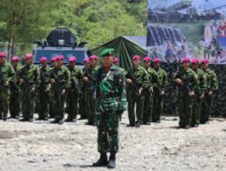 Kodim 1715/Yahukimo dan Satgas-Satgas TNI di Wilayah Yahukimo Gelar Upacara HUT Ke-80 TNI