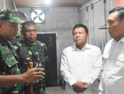 Dandim 1710/Mimika Sambut Menkopolkam RI Saat Kunjungan Kerja di Kabupaten Mimika