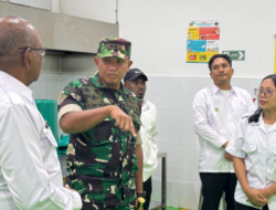 Dandim 1710/Mimika Hadiri Launching Pemberian MBG ke Penerima Manfaat 3B