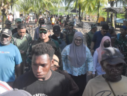 Dandim 1710/Mimika Tinjau Kondisi Wilayah dan Gelar Komsos di Kampung Kekwa