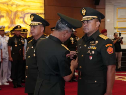 Kasum TNI Pimpin Sertijab Asintel Panglima TNI dan Aster Panglima TNI