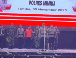 Perkuat Mitigasi Bencana, Personel Kodim 1710/Mimika Apel Kesiapsiagaan Hidrometeorologi 2025