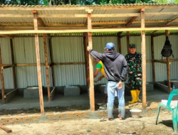 TNI Bangun Fasilitas MCK Untuk Dukung Kesehatan Pengungsi di Tapanuli Selatan