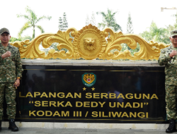 Panglima TNI Resmikan Lapangan Serbaguna di Mako Kodam III/Siliwangi