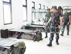 Danrem 172/PWY Kunjungi Kompi A Yonif TP 815/WGT: Tekankan Disiplin, Kesiapsiagaan dan Kepatuhan Prajurit