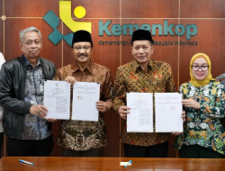 Kemenkop dan Kemensos MoU Pemberdayaan Keluarga Penerima Manfaat Melalui Kopdes Merah Putih