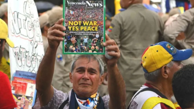 Warga Venezuela Bela Kedaulatan Negerinya Tuntut Pembebasan Presiden Nicolas Maduro