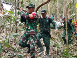 TNI Temukan dan Evakuasi Kecelakaan Pesawat Pelita Air di Pegunungan Krayan Timur, Kalimantan Utara