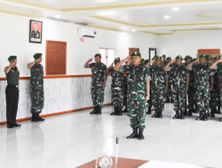 Dandim 1710/Mimika Pimpin Tradisi Korps Pindah Satuan dan Purna Tugas Prajurit