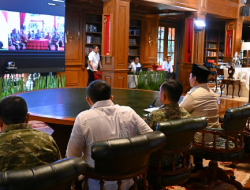 Panglima TNI Dampingi Presiden RI Resmikan 218 Jembatan Untuk Perkuat Konektivitas Nasional