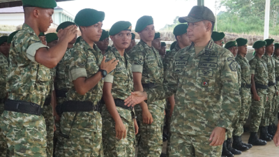 Panglima TNI Tinjau Yonif TP 940/Jaya Nagara di Subang, Jawa Barat