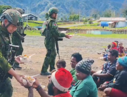 Koops TNI Habema Berbagi Kasih: Bagikan Sembako, Makan Bergizi Gratis dan Pelayanan Kesehatan