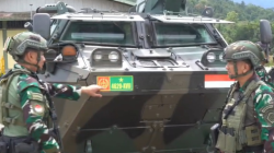 TNI Perkuat Pengamanan di PT Freeport Pasca Serangan KKB, Panser Anoa Disiagakan