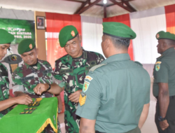 Kodim 1710/Mimika Gelar Acara Laporan Korps Kenaikan Pangkat