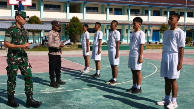Personel Kodim 1710/Mimika Berpartisipasi Aktif Dalam Seleksi Paskibraka 2026