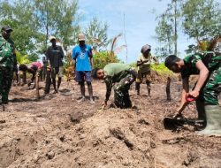 Bedengan Rampung, Lahan Program TMMD di Kampung Keakwa Siap Ditanami