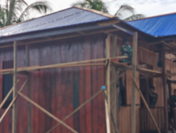 Satgas TMMD Ke-128 Kodim 1710/Mimika, Pemasangan Atap Rampung