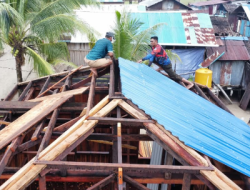 Satgas TMMD Ke-128 Kodim 1710/Mimika Genjot Bangun 5 Unit Rumah di Kampung Keakwa