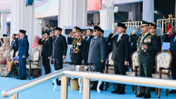 Panglima TNI Hadiri Peringatan HUT Ke-80 Bhayangkara, Perkuat Sinergi TNI-Polri
