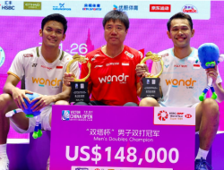 Fajar Alfian/Muhammad Shohibul Fikri Menjuarai China Open 2026