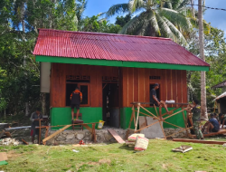 Rumah Type 36 TMMD Ke-129 Kodim 1807/Sorong Selatan Hampir Rampung