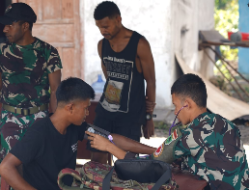 Satgas TMMD Ke-129 Pastikan Kesehatan Warga dan Personel Tetap Prima