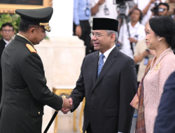 Panglima TNI Hadiri Pelantikan Menteri Keuangan RI