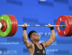 Asian Games 2026: Rahmat Erwin Raih Emas Angkat Besi Kelas 75 KG