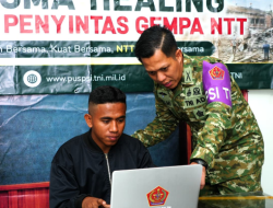 Puspsi TNI Berikan Trauma Healing Bagi Relawan TNI dan Persit Penyintas Gempa NTT