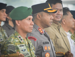 Upacara HUT ke-81 TNI di Timika Berlangsung Khidmat