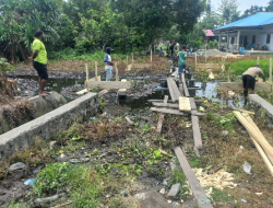 Satgas TMMD ke-130 Bangun Jembatan, Permudah Akses Jalan Masyarakat