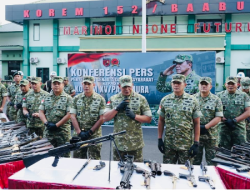 75 Senjata Diserahkan Sukarela, TNI Kedepankan Pendekatan Humanis
