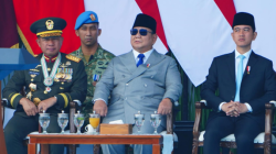 Panglima TNI Dampingi Presiden Prabowo Pimpin Upacara HUT ke-81 TNI Tahun 2026