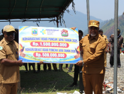 Kodim 1714/PJ dan Polri Kawal Wakil Gubernur Papua Tengah Tinjau Pembangunan Sekolah
